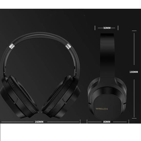 Bluetooth V5.0 Headphone Touch Control Wireless Earphones Noise Cancelling Hifi Headset for PC Phone