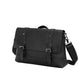 Business Briefcase Men Retro PU Leather Flip Cover Handbag Shoulder Diagonal Computer Bag