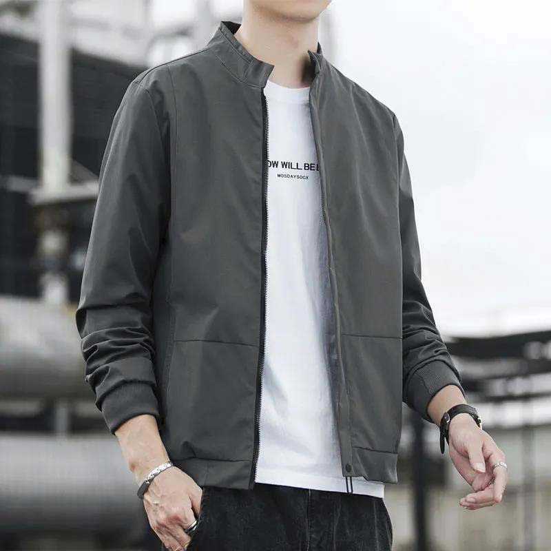 Men's Jacket Spring and Autumn Trend Autumn Shirt Casual High-end Men's Clothing Jacket