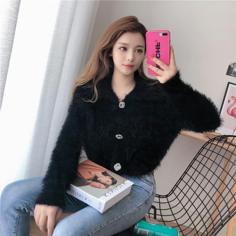 Korean Casual Sweater Cardigan Jacket Short Fashion Urban Women's Top