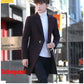 Men's Woolen Coat Long Windbreaker Man Jacket Overcoat for Male Casual Outwear Men Winter Clothing