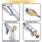 1/2/5pcs All Metal High Pressure Water Gun Durable Car Wash Gun Household Portable Watering Garden Tool
