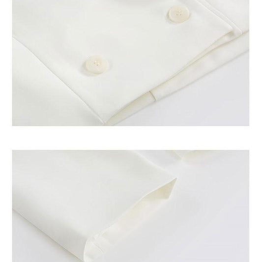 Women's Short Chain Suit Jacket Spring and Summer Thin Korean Version Loose and Thin Suit Top Ins Sunscreen