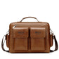 Travel Bag Men's Leather Texture Handbag Large-capacity Business Trip Travel Short-distance Luggage Bag Shoulder Bag Business Men's Bag