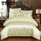 Luxury Royal Bedding Set Egyptian Cotton bed sheets Silky King Queen Size Bed Set Duvet Cover