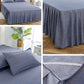 Bedroom Home Sanding Bed Skirt Solid Color Skin-friendly Bedspread Bedspread Bedroom Student Dormitory Sheets