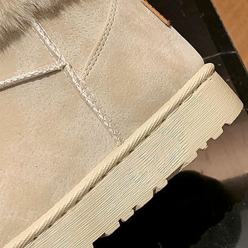 Women's Shoes Winter Warm Cute Elk Antlers Snow Boots Plus Velvet Cotton Shoes Women Casual Shoes