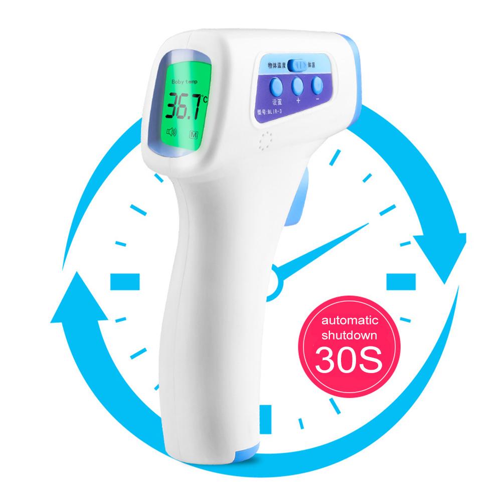 Electronic forehead gun infrared thermometer accurate Non-contact adult thermometer quick and easy