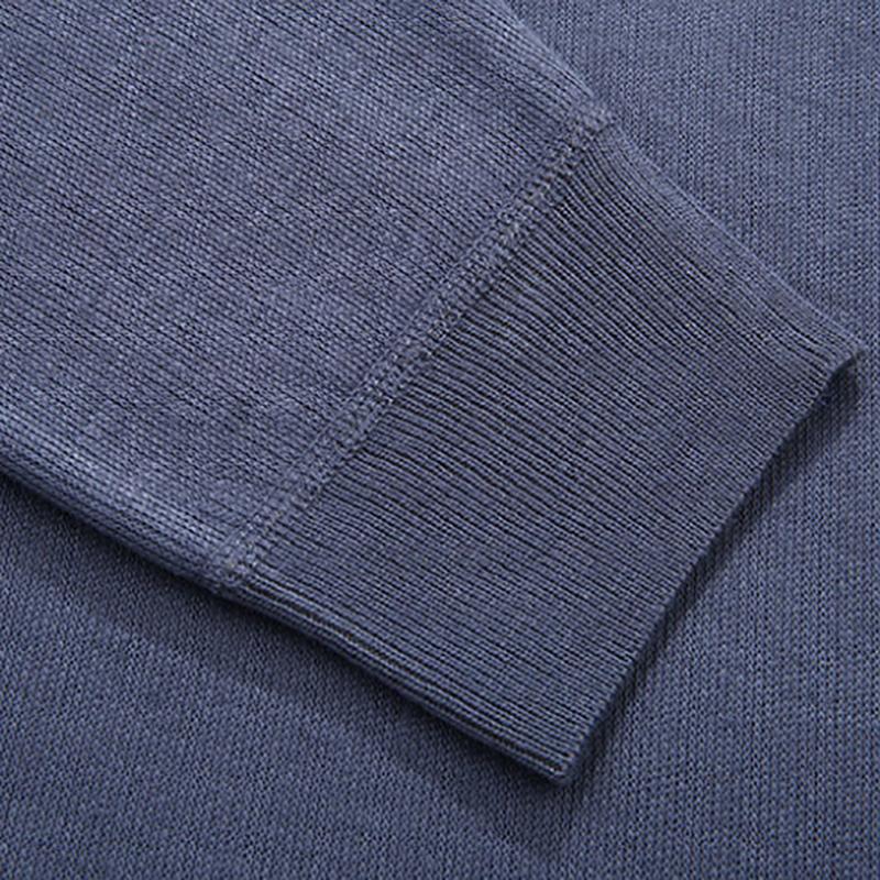 Plus Velvet Sweater Thick Half-high Collar Middle-aged Sweater Dad Wear Plus Fat To Increase Loose Top Warm Sweatshirts