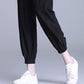 Ice Silk Harem Pants Women's Summer Loose and Thin Large Size Quick-drying Casual Wide-leg Sports Pants Women