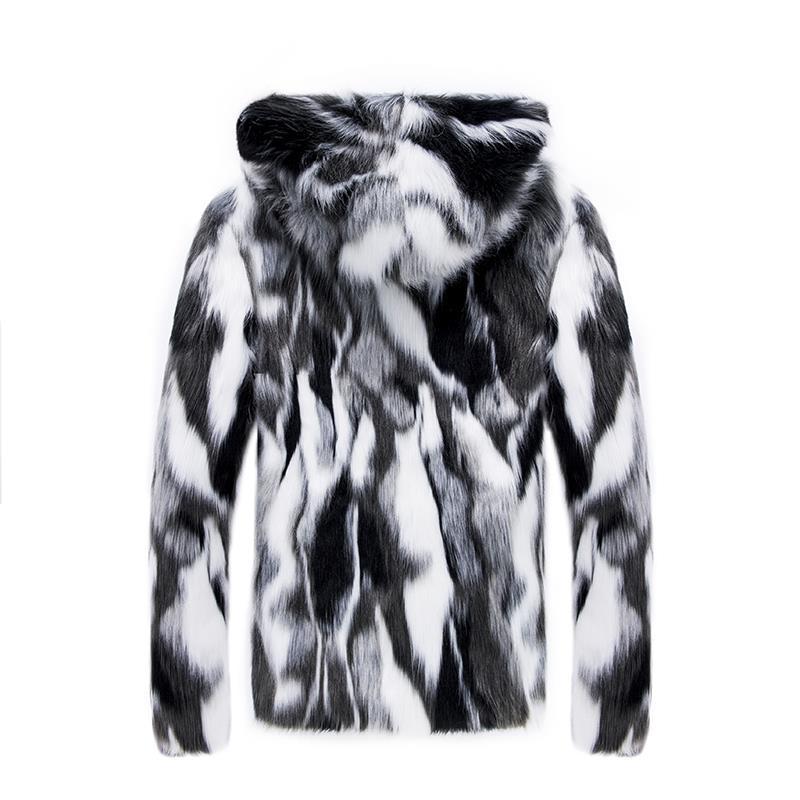 Winter Imitation Mink Plush Men's Coat Fashion Short Fur Coat