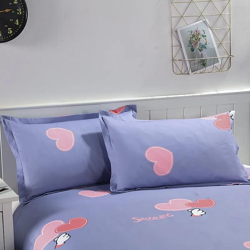 100% Cotton Thick Pillowcase Single Double Bed Upper Pillow Core Cover Student Dormitory A Pair of Pillowcases