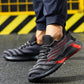 Men Safety Shoes Steel Toe Cap Anti-smashing Anti-piercing Men Work Shoes Fashion Lightweight Men Footwear