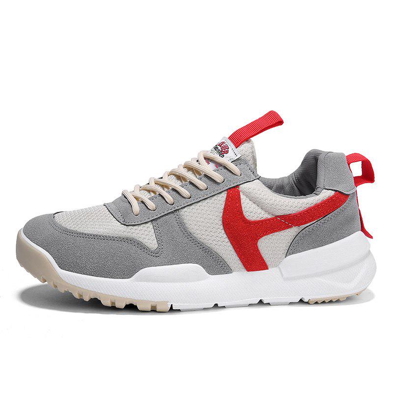 WTEMPOWeweya Spring Lace Up Mens Shoes Luxury Casual White Sneakers Shoes Men Mixed Colors Walk