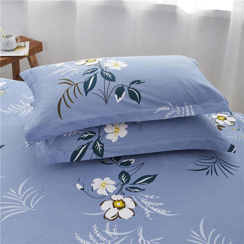 Pillow Cover 48x74cm Pair Double Bed Cotton Pillow Cover Printing Larger Pillow Cover Universal