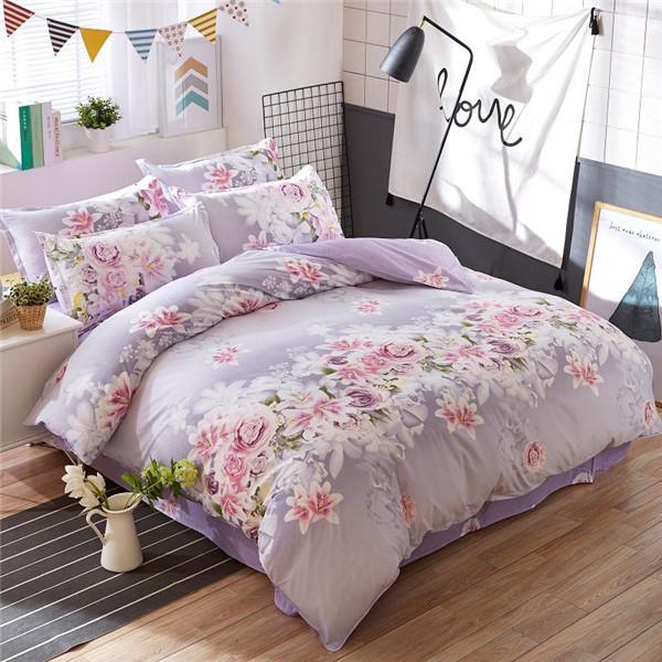 New Fashion Home Textile Bedroom Bedding Sets Colorful Geometry Duvet/Quilt Cover Bed Sheet