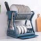 Kitchen Shelf Bowl Dish Storage Shelving Tableware Cupboard Multi-storey Storage Rack