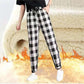 Harlan Pants Women's Loose and Wild Trend Short Autumn and Winter Beam Feet Plaid Casual Leggings