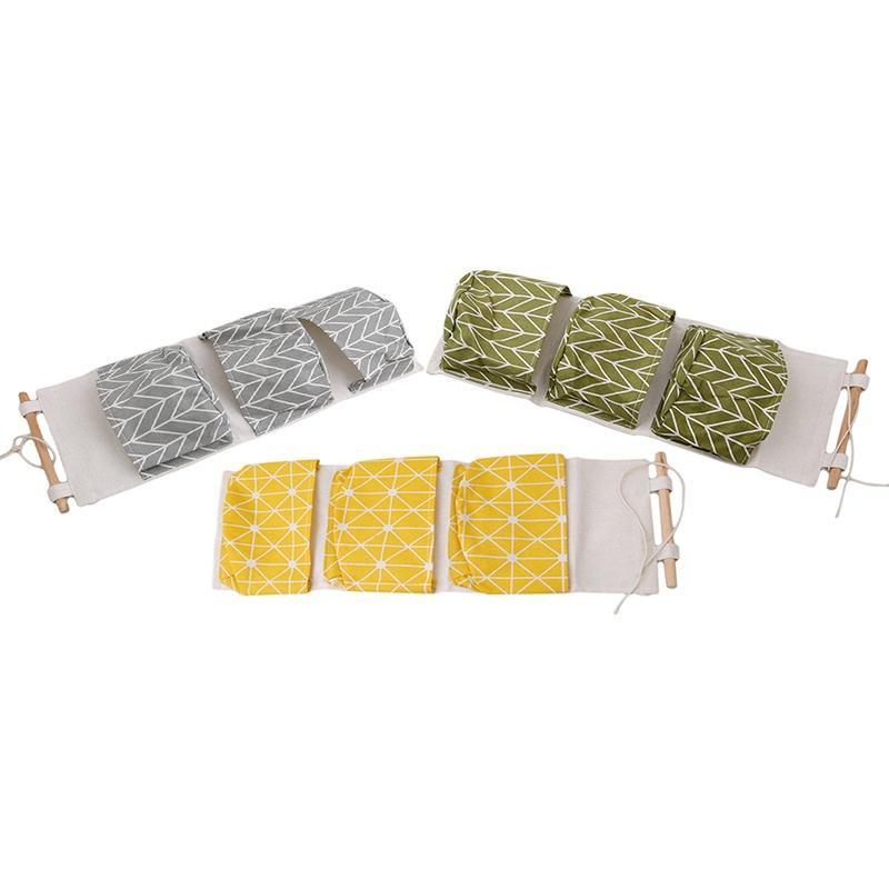 Fabric Cotton Pocket Wall Hanging Storage Bags