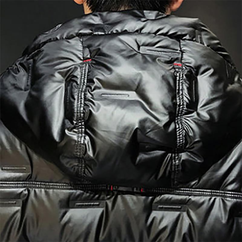 Glossy Down Jacket Men's Short Winter Jackets Korean Version of The Trend of Thick Warm Hooded Men's Jacket