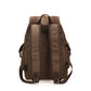 Men Large Backpack Solid Cotton Fashion Male Zipper  Rucksack Sports Travel Hiking School Bag