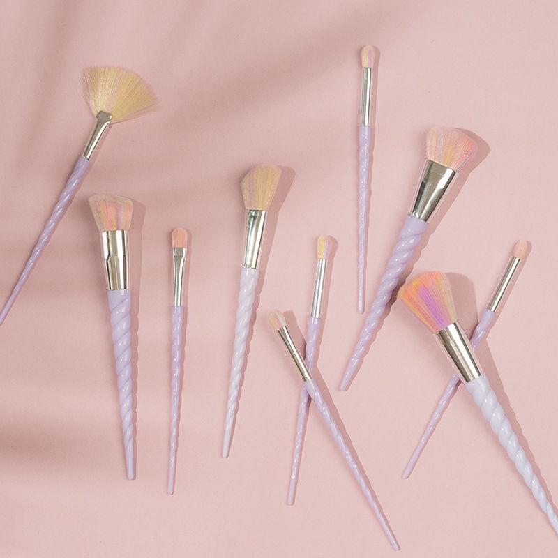 10Pcs Makeup Brush Set Women Face Eye Professional Makeup Brushes Blush Brush Cosmetic Tool