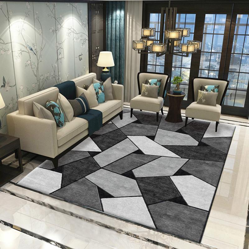Nordic Carpet Geometric Carpets for Living Room Home Bedroom Rug Sofa Coffee Table Rugs Floor Mat