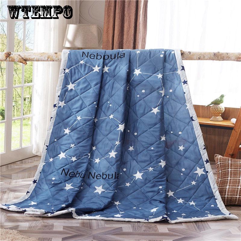 Stylish and Comfortable Quilt Core Summer Printing Air Conditioning Cool Washable Thin Quilt