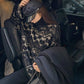 Pofulove Mohair Girly Winter Turtleneck Warm Knitwear Skin-friendly Losse Fuzzy Pullover Sweater
