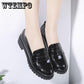 Fashion Woman Spring Autumn Flat Oxford Shoes British Style Vintage Shoes Soft PU Leather Casual