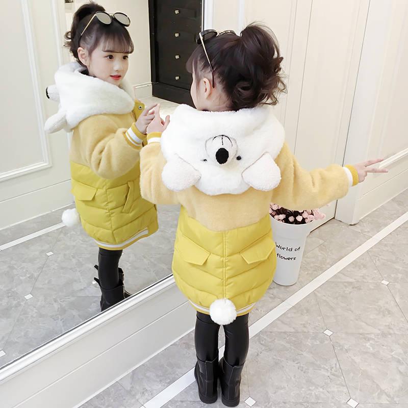 Winter Girls Jackets Boys Coat Hooded Children Parkas Casual Thicken Warm Baby Kid Clothes Outerwear