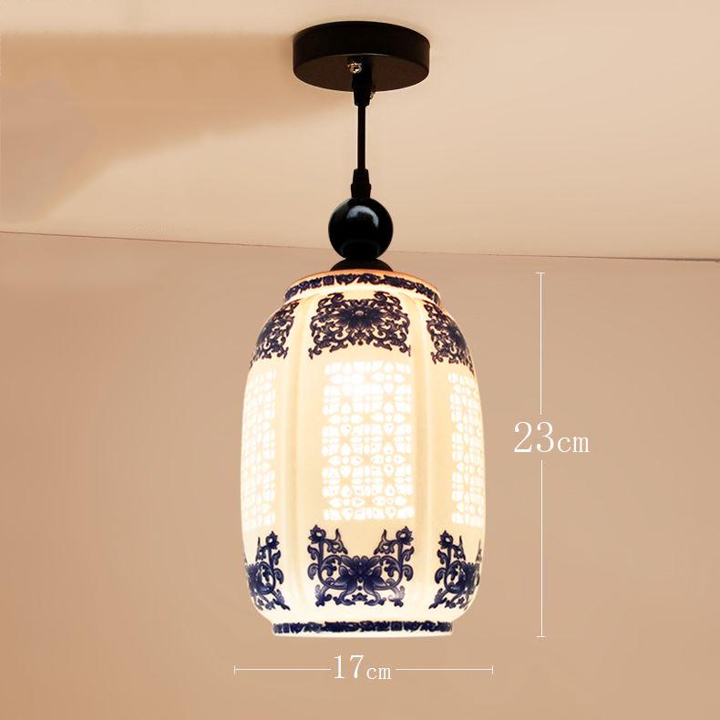 Modern Chinese Style Antique Chandelier Small Restaurant Hotel Corridor Lobby Entrance Lamps