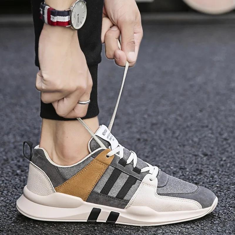 Men's Shoes 2021 New Spring and Autumn Casual Shoes Mesh Men's Shoes Sports Running Shoes