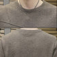 Autumn and Winter Men's Round Neck Warm and Comfortable Sweater Plus Velvet Thick Long-sleeved T-shirt Loose Top