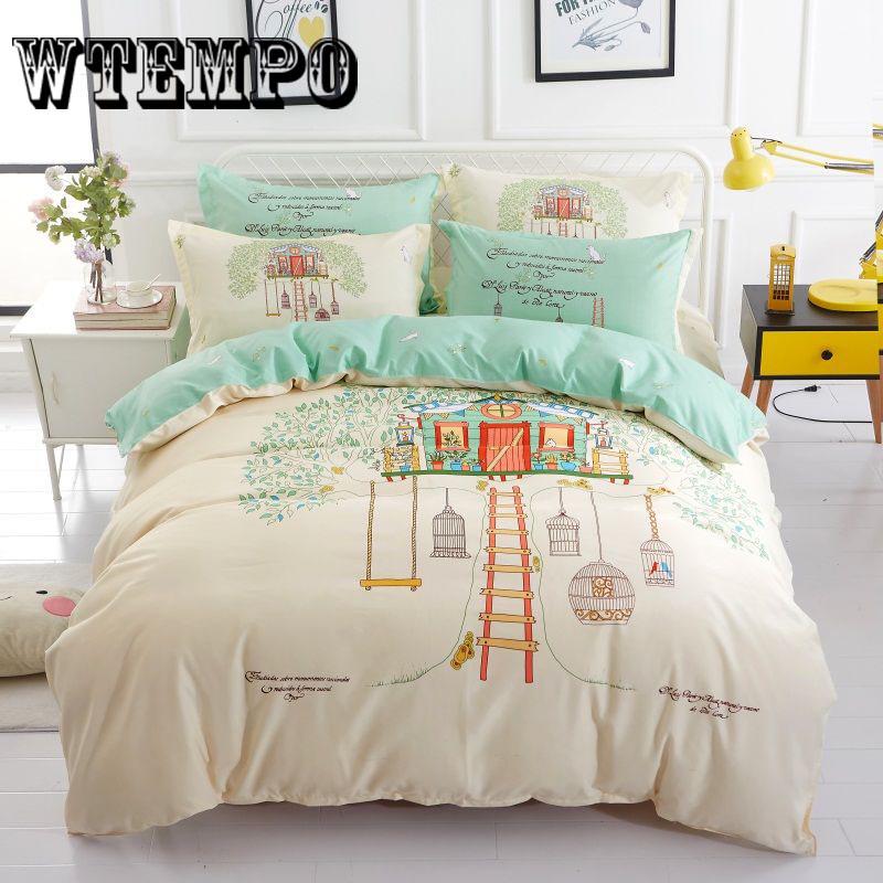 Brand Duvet Cover Fashion 3D Bedding Sets 3pcs Lotus Couple Comforter Cover+pillowcase