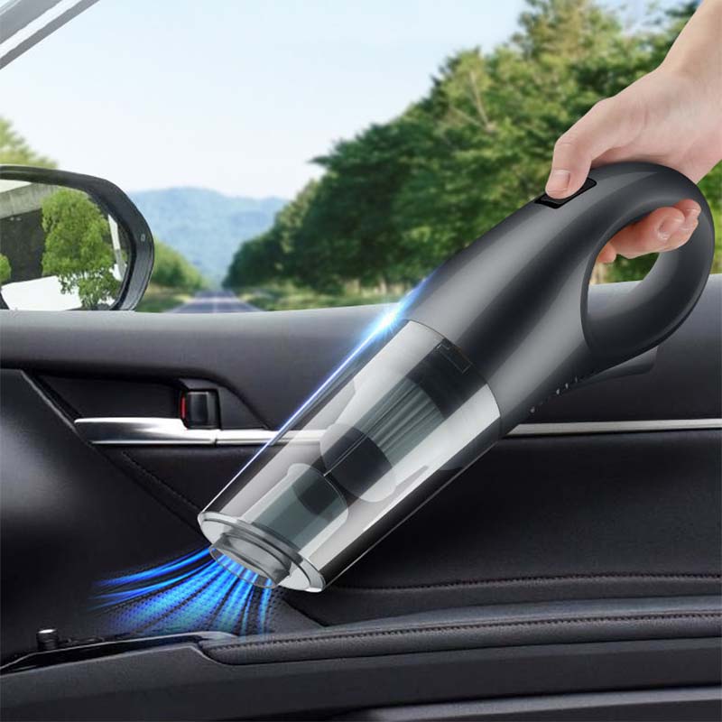 Car Vacuum Cleaner Large Suction Wireless Charging Cleaning Tool Power Home Indoor Small High-power Car Handheld Multi-function Accessories
