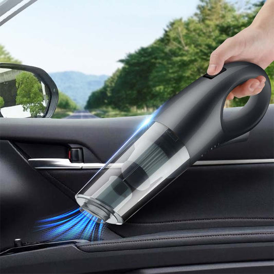 Car Vacuum Cleaner Large Suction Wireless Charging Cleaning Tool Power Home Indoor Small High-power Car Handheld Multi-function Accessories