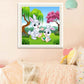Diamond Painting Full of Diamond Dot Stickers Diamond Cross Stitch Cartoon Bedroom Children's Small Cute Rabbit