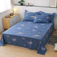 Bedding One-piece Pure Cotton Quilt Warm Bedding All-cotton Double Three-piece Suit Four-season General Exquisite Printing Pattern Color-fast Washable