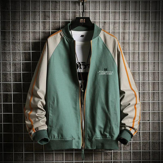 Men's Jacket Autumn and Winter Jacket Handsome Youth Fashion Baseball Collar All-match Blouse