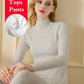 Women Long Sleeve Thermal Underwear Winter Thicken Tight Suit  Autumn Windproof Soft Lining High Elasticity Comfortable Breathable Wearable Versatile