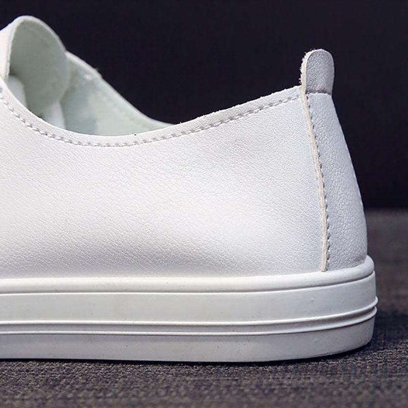 Soft Sole White Shoes Women One-foot Casual Flat Sole Shoes Single Shoes Student Korean Women