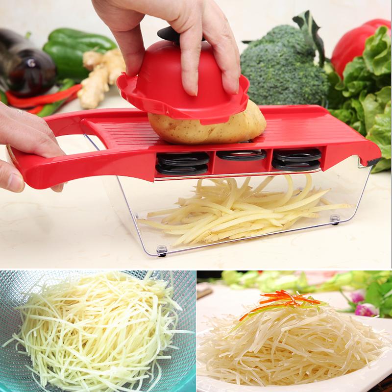 Chef Multi-function Vegetable Cutting Grater Shredded Potato Shredded Artifact Kitchen Supplies Kitchen Artifact
