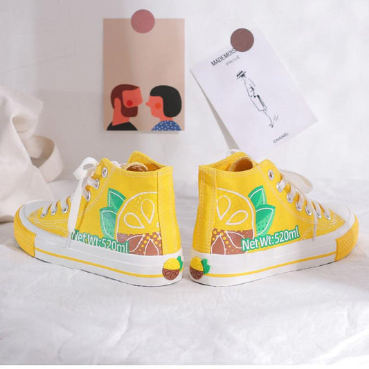 Canvas Shoes Women Trend Cloth Shoes Comfortable Breathable Flat Sneakers Women
