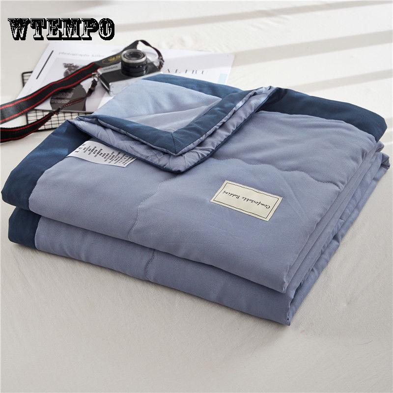 WTEMPO Comfortable Cotton Summer Is Cooled By Air Conditioner and Summer Printed Thin Quilt