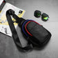 Colorblock Chest Bag Men Black Large Capacity Multi-pocket Crossbody Outdoor Sports Shoulder Bag