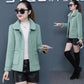 Winter Plus Size Gold Mink Velvet Short Jacket Thick Slimming Elegant Noble Fashion Trendy Women's Top