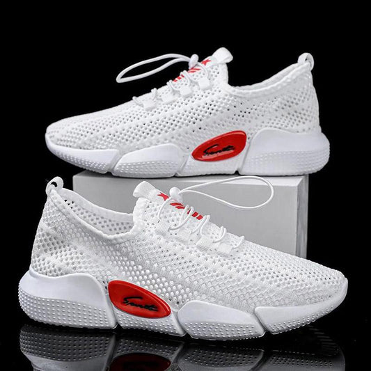 Men's Spring and Autumn All-match Running Shoes Sneakers Non-slip Breathable Thin Mesh Shoes