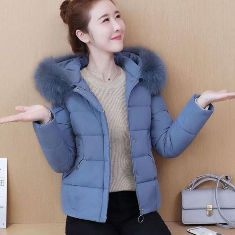 Winter Down Jacket Korean Loose Padded Jacket Jacket Short Warm Hooded Down Jacket