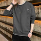 Sweater Men's Spring and Autumn Loose Tide Fashion Student Round Neck Clothes All-match Long-sleeved T-shirt
